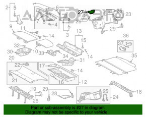 Накладка обшивки арки права RX300 RX330 RX350 RX400h 04-09 беж