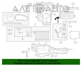 Датчик температури повітря в печі Dodge Challenger 09-21