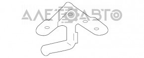 Кронштейн глушителя задний левый Toyota Venza 21- с резинкой