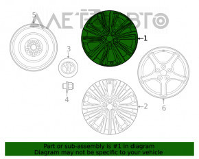 Комплект дисков R18 x 7J 4шт Toyota Venza 21- тип 1