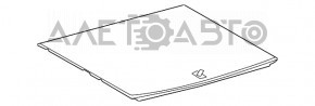 Підлога багажника Toyota Venza 21-чорна Limited, XLE