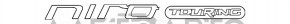 Емблема напис NIRO TOURING двері багажника Kia Niro 17-21 тички на літері