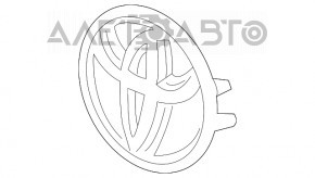 Эмблема решетки радиатора перед Toyota Venza 21- под радар новый OEM оригинал