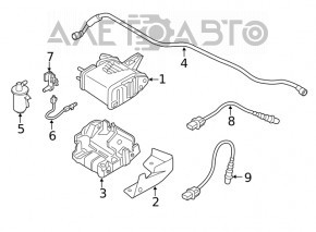 Клапан вентиляції паливного бака Hyundai Kona 18-23 1.6, 2.0 новий OEM оригінал
