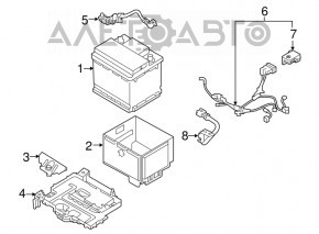 Кожух АКБ Hyundai Kona 18-23 70 amp