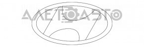 Центральный колпачок на диск R16 Hyundai Kona 18-23