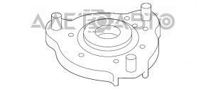 Опора амортизатора передняя прав Hyundai Kona 18-23