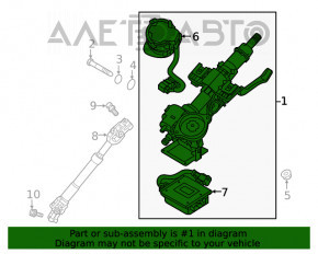 Рульова колонка Hyundai Kona 18-21 без start-stop