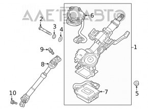 Рульова колонка Hyundai Kona 18-21 без start-stop