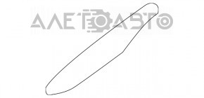 Накладка продольного рейлинга передняя правая Nissan Pathfinder 13-20 слом креп
