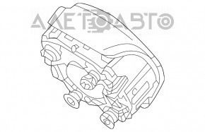 Подушка безопасности airbag в руль водительская Hyundai Kona 18-23