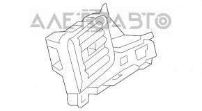 Дефлектор повітроводу з накладкою лівий Audi Q5 80A 18-20 хром