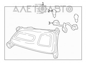 Ліхтар внутрішній кришка багажника правий Hyundai Kona 18-21