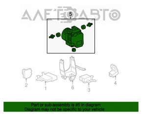 ABS АБС Lexus IS250 11-13 AWD