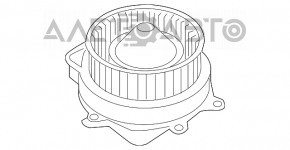 Вентилятор охолодження ВВБ Audi Q5 8R 13-16