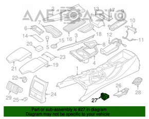 USB Hub, AUX BMW 3 F30 12-18