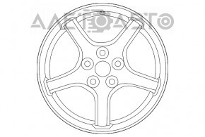 Запасне колесо докатка Toyota Venza 21-R17 165/80