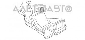 Воздуховод охлаждения ВВБ левый Audi Q5 8R 13-16