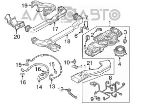 Клапан системы охлаждения батареи ВВБ Audi Q5 8R 13-16