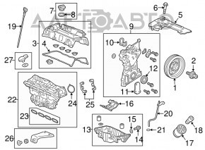 Трубка щупа Honda Accord 13-17 2.4