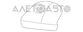 Гачок кріплення пасажирського козирка Ford C-max MK2 13-18 сірий