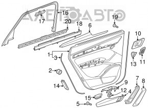 Підсвічування обшивки арки задня права Audi Q5 80A 18-