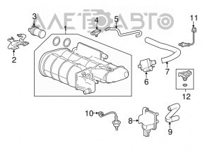 Соленоид клапан продувки паров топлива Honda Civic X FC 16-21