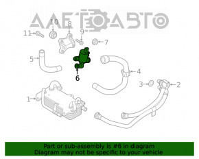 Клапан обігрівача Audi A4 B9 17-