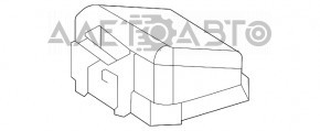 Верхняя крышка блока предохранителей багажника Toyota Venza 21- малая