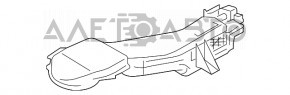 Воздуховод на правый вентилятор охлаждения батареи Ford Fusion mk5 13-20 plug-in, с актуатором