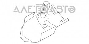Защита выпускного коллектора BMW X5 F15 14-18 4.4T нижняя правая