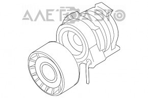 Ролик натяжитель приводного ремня BMW X5 F15 14-18 4.4T