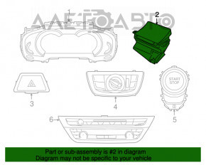 Проекция на лобовое BMW 5 G30 17-23