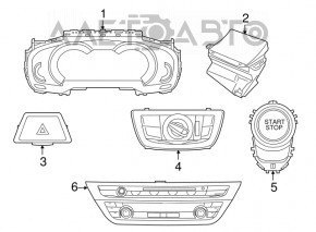 Проекция на лобовое BMW 5 G30 17-23