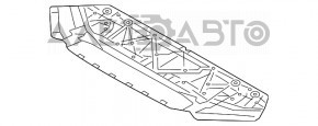 Защита переднего бампера Audi A4 B9 17-19 S-Line новый неоригинал POLCAR