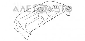 Защита выпускного коллектора Porsche Cayenne 958 11-14 3.6 ржавчина