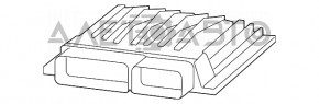 Блок ECU компьютер двигателя BMW X5 F15 14-18 N55
