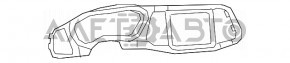 Накладка передньої панелі рамка спідометра під монітор Dodge Challenger 15-19 графіт