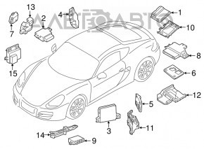 Body Control Module BCM Porsche Macan 15-18