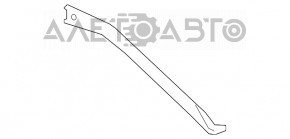 Розпірка передніх склянок ліва Porsche Macan 15-18