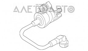 Клапан вентиляції газів лівий Porsche Macan 15-18 3.0T, 3.6T