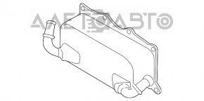 Охолоджувач ДВЗ Porsche Macan 15-18 3.0T, 3.6T