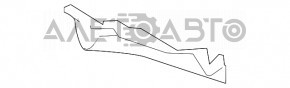 Защита арки боковая левая BMW X5 F15 14-18 AWD