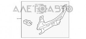 Нижня накладка обробки панелі ліва Ford Explorer 16-19 подряпини