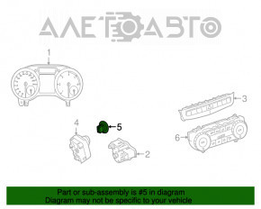 Кнопка Start/Stop Mercedes GLC 16-22