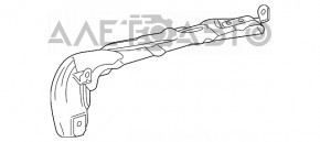 Трубка кондиціонера компресор-пічка третя Audi A4 B9 17-2.0T довга r134a немає кришки