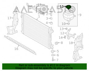 Кришка розширювального бачка охолодження Audi A5 F5 17-