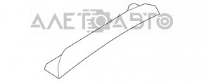 Накладка передней панели правая Infiniti JX35 QX60 13- темно-серая