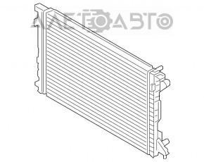 Радіатор охолодження вода Audi A5 F5 17-2.0T