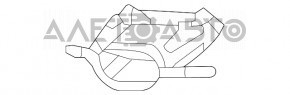 Насадка глушителя левая Audi A5 F5 20- 5D